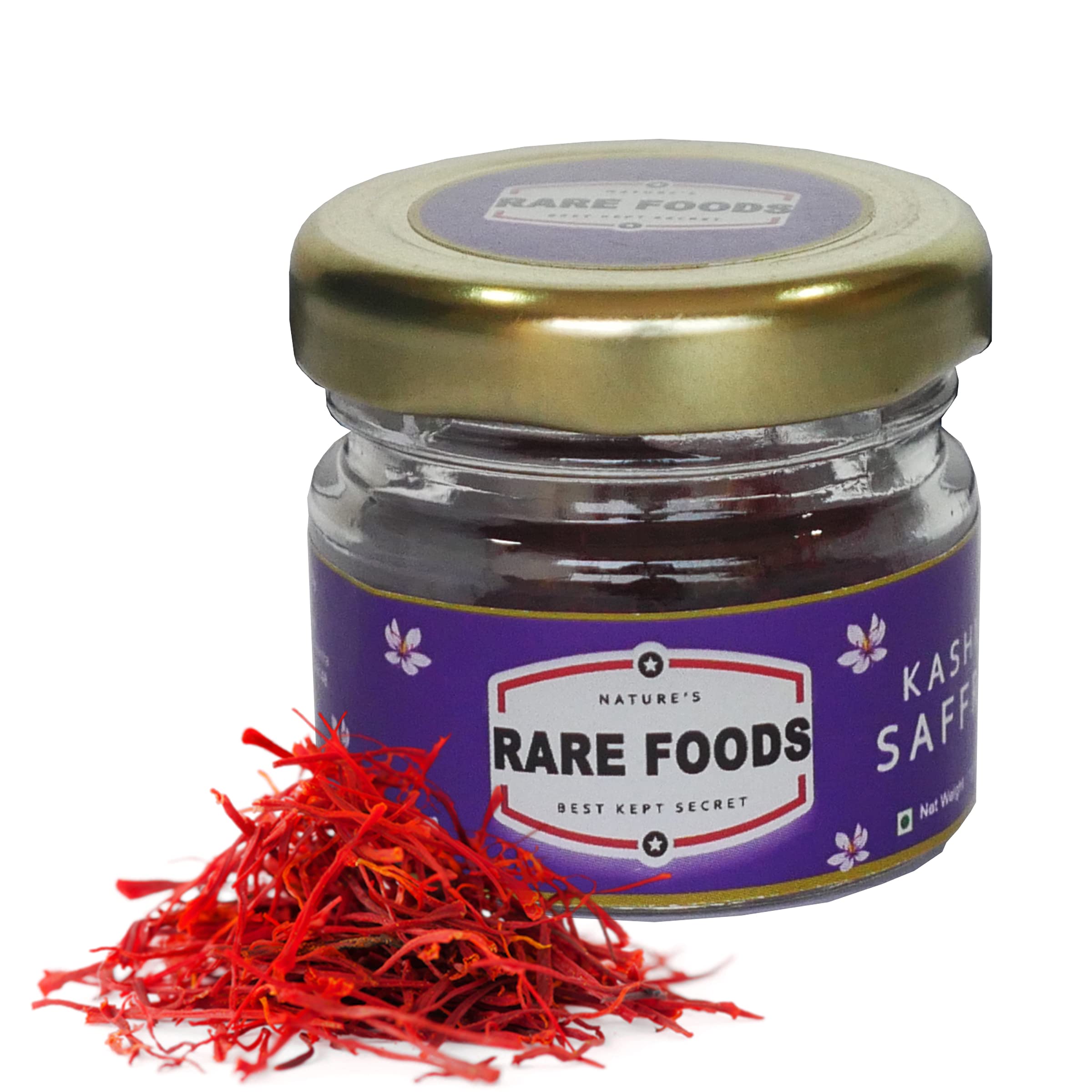 RARE FOODS Pure Kashmiri Saffron/Kesar for Pregnant Women 1 Gram