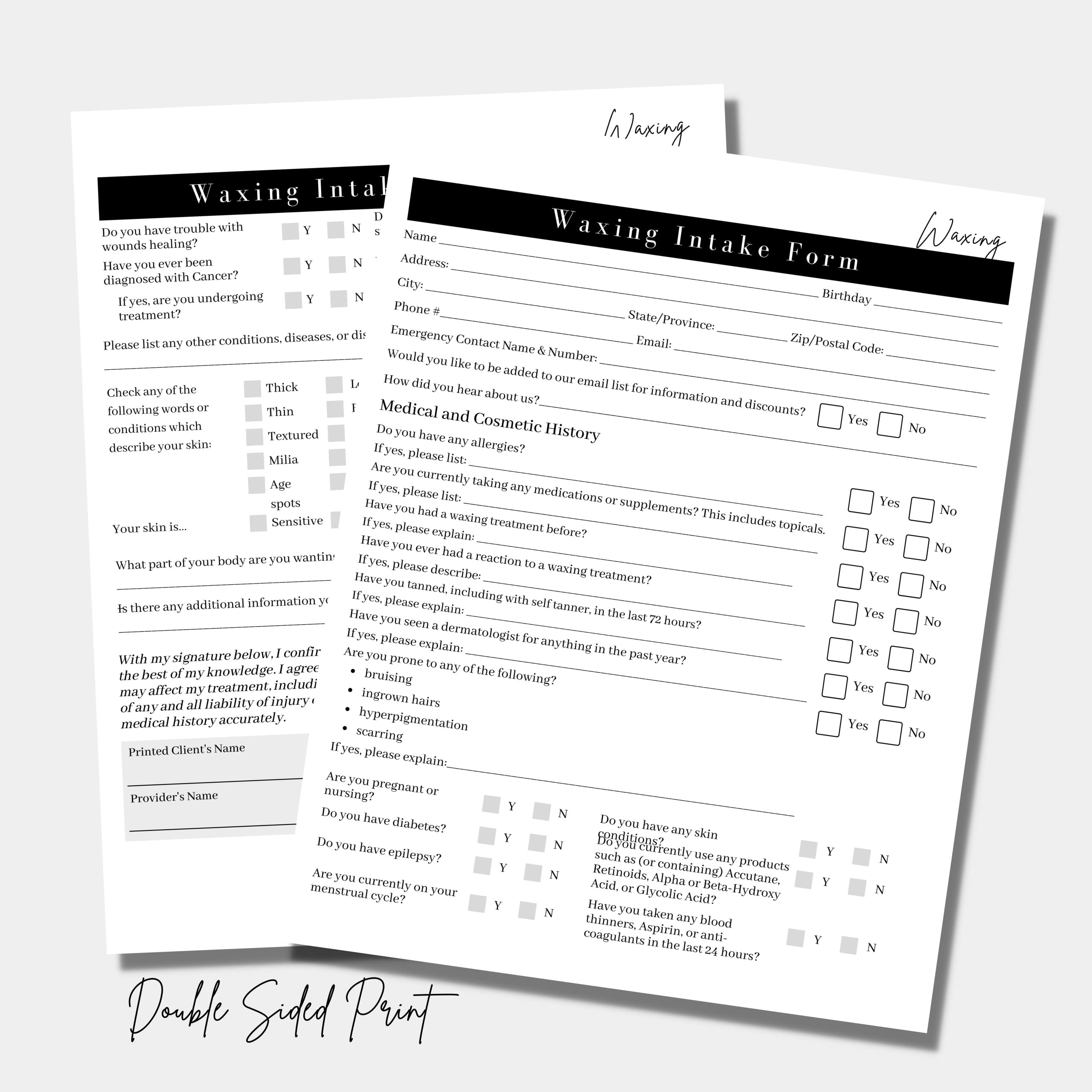 B12 Injection Forms Bundle