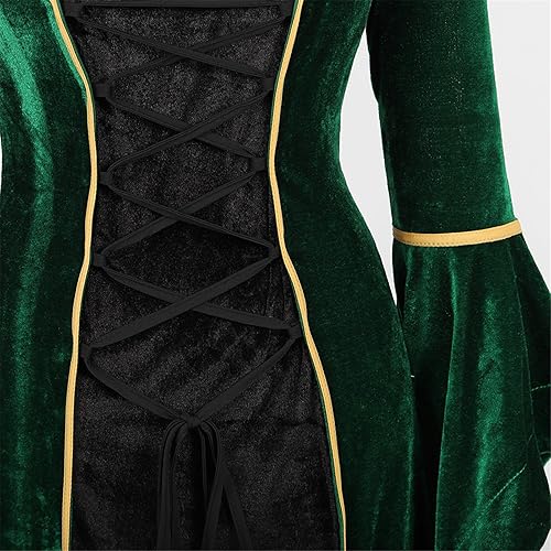 Miniatura 6 de Zhitunemi Renaissance Costumes for Women Dress Medieval Costume Womens Halloween Dress - Fairy Renaissance Festivals & Fairs