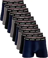 Kit 10 Cuecas Boxer Sandrini Masculinas Algodão Conforto