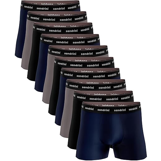 Kit 10 Cuecas Sandrini Boxer Polo 100% Algodão Box Masculinas