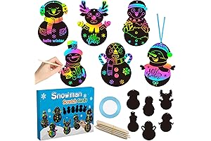 CY2SIDE Magic Rainbow Snowman Kit for Winter Crafts