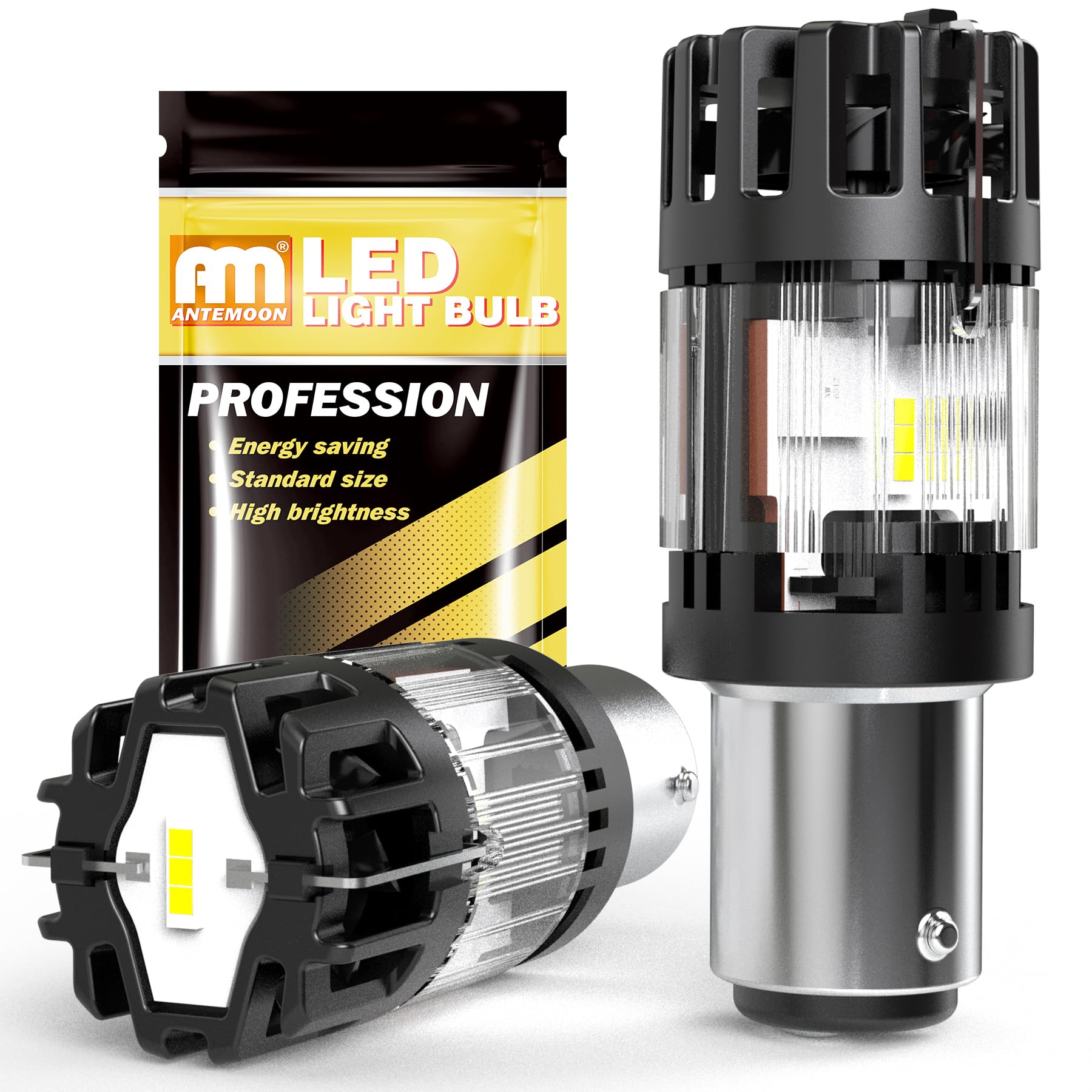 P21/5W 1157 BAY15D Lampadine LED 100% Canbus Sensa Errore 12V Super Luminoso 6500K Bianco 2057 2357 Luci Sostitutive Auto per Luce di Retromarcia Freno, Luci Marcia Diurna, Luce di Svolta, 2 Pezzi