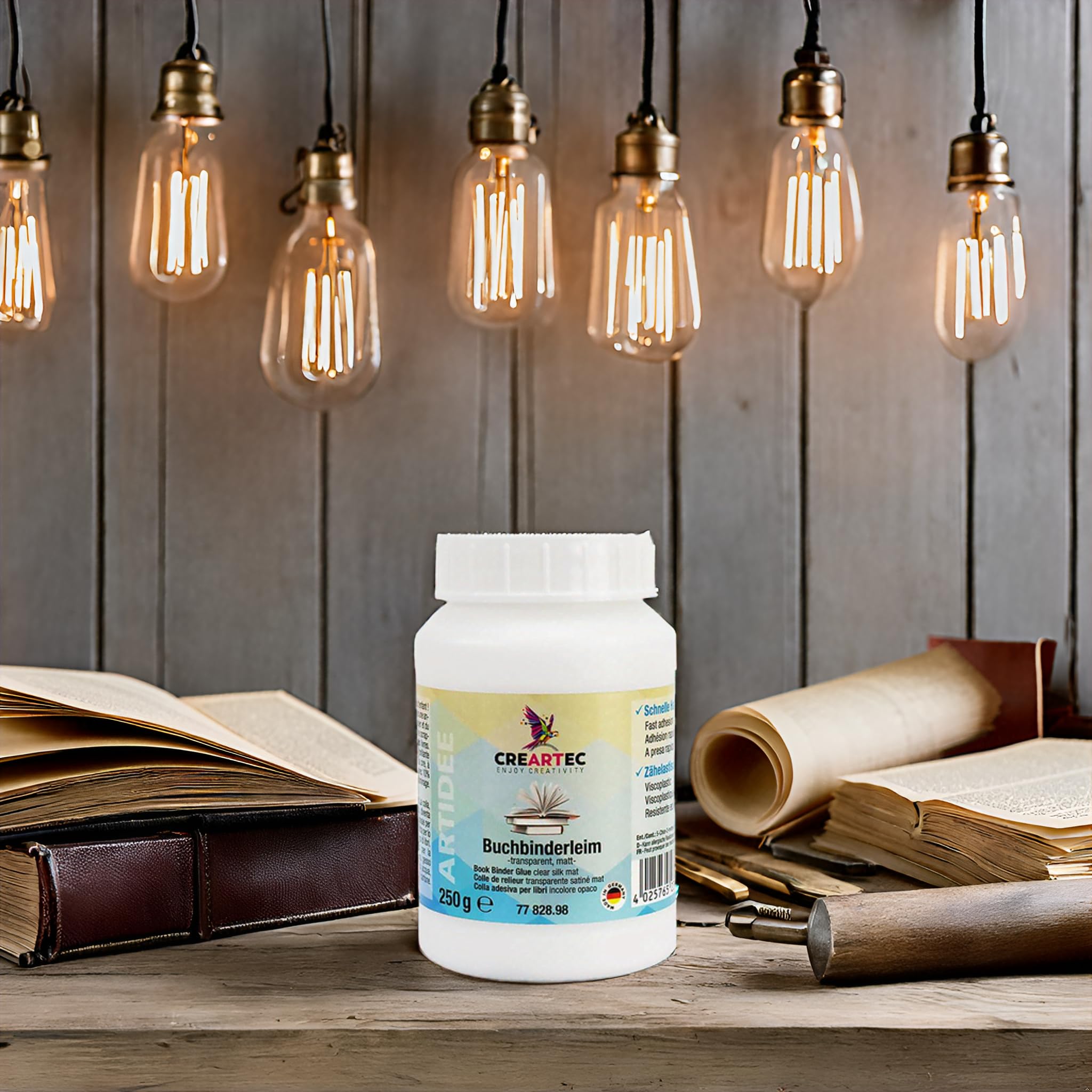CREARTEC - Pegamento para encuadernación (255 g, mate)