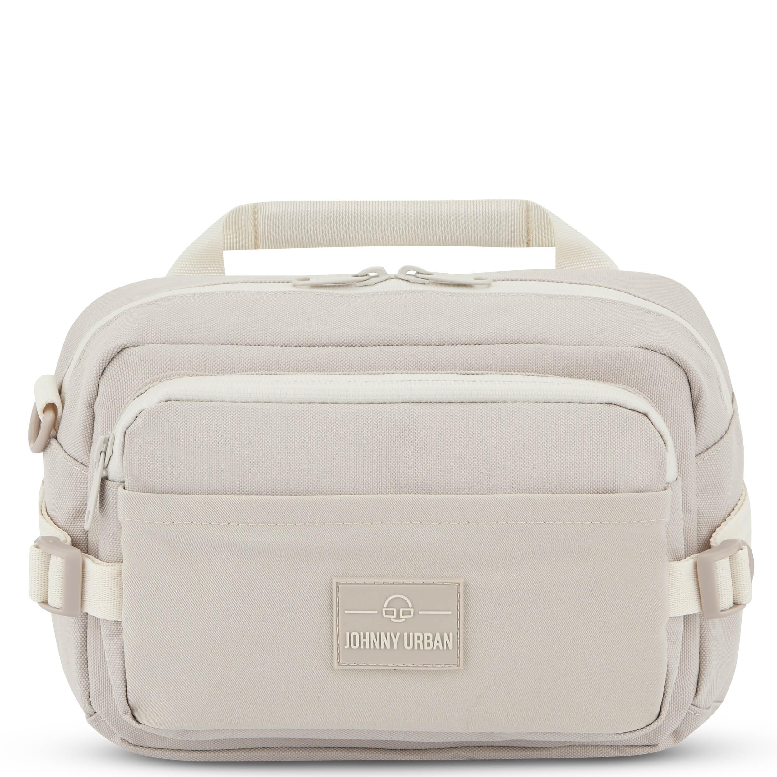 Johnny Urban Marsupio Uomo Donna Beige - Travis - Ampio borsone per escursioni e viaggi all'aperto - Airmesh traspirante e tracolla regolabile - Accessori per zaini da viaggio
