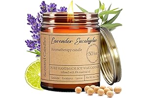 Lavender Eucalyptus Candles: Calming Aromatherapy Candles for Serenity
