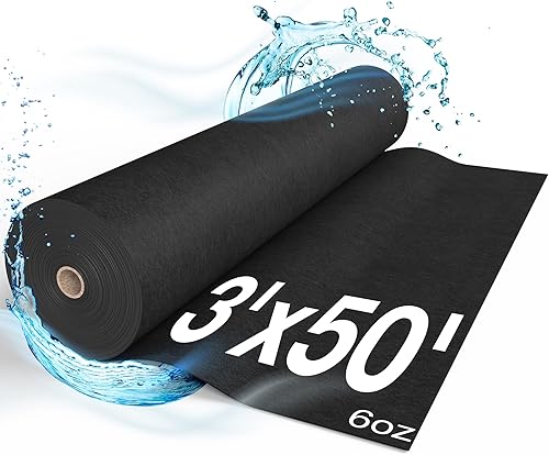 Miniatura 14 de Tela geotextil no tejida, 4 pies x 100 pies 6 oz BE&ST para proyectos de paisaje, desagües franceses, muros de contención, contrapiso, drenaje, tela