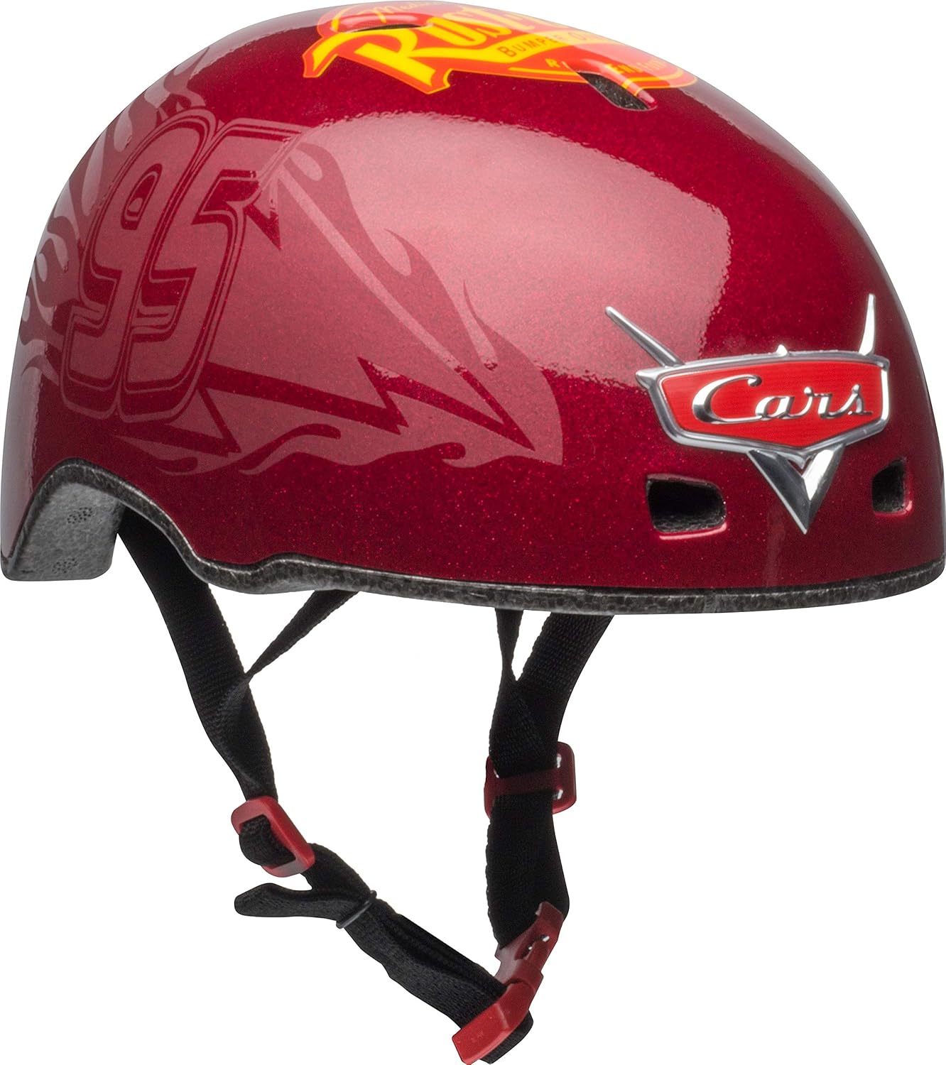 Bell Cars Chrome Ghost Flame Child Multi-Sport Helmet, 7089054, (5-8 yrs.)