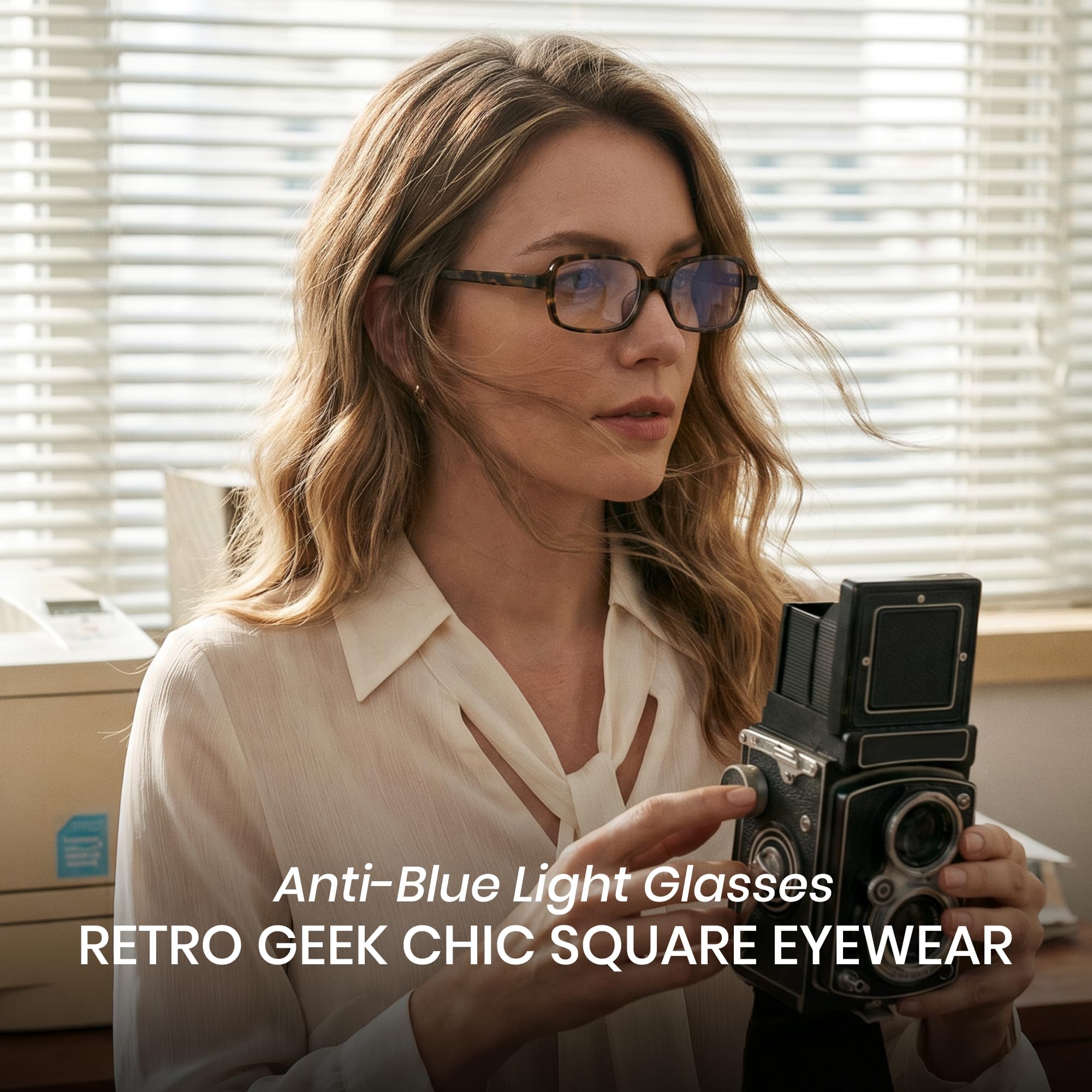 Cyxus Okulary niebieskie światło mężczyźni kobiety lekkie okulary komputerowe retro okulary przeciwbólowe głowy zmęczenie oczu 8370