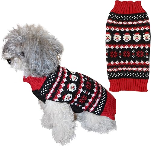 Miniatura 7 de BOBIBI Suéteres para perros para Navidad renos y mascotas ropa cálida de invierno