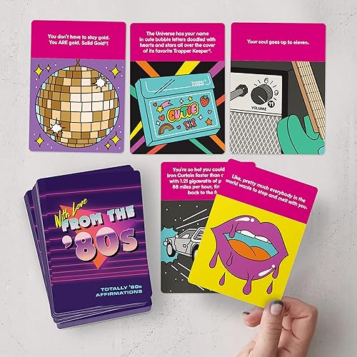 Miniatura 6 de Knock Knock El mazo de afirmaciones de los 80 50 cartas que combinan la nostalgia de los años 80 con el poder de las afirmaciones! (Afirmaciones de