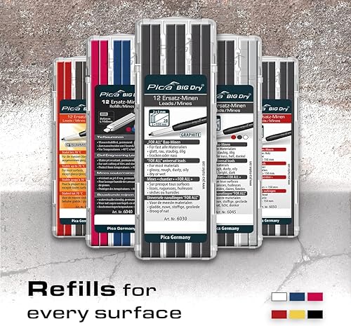 Miniatura 7 de Pica Marcador grande seco para construcción grafito