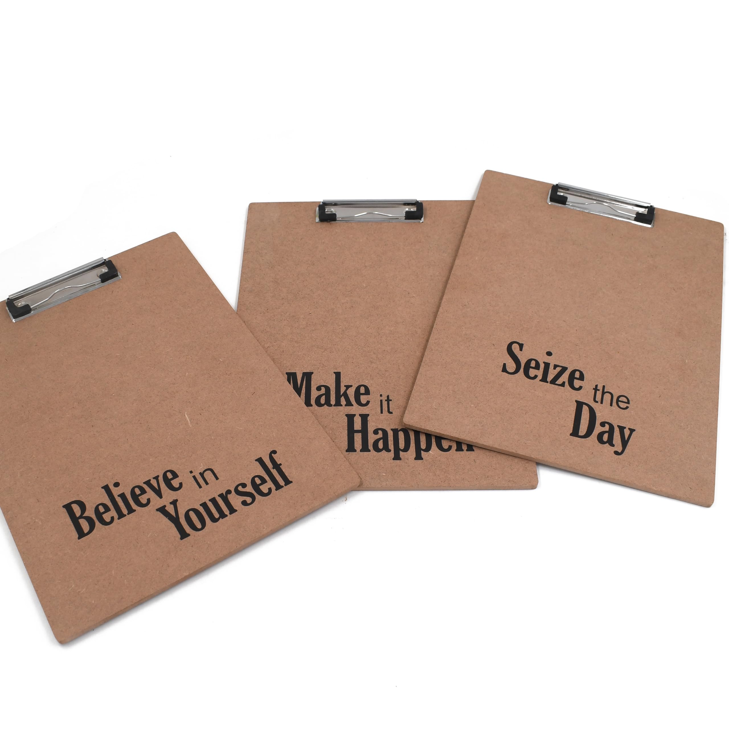 IVEI Lavagna con clip | Blocco da disegno e appunti | MDF A4 tinta unita – Set di 3 | Forniture (set da 2)