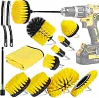 Set Spazzole Per Trapano - 10 Pezzi Per Pulizia Profonda, Per Cucina, Bagno, Auto E Piastrelle - Foto 2