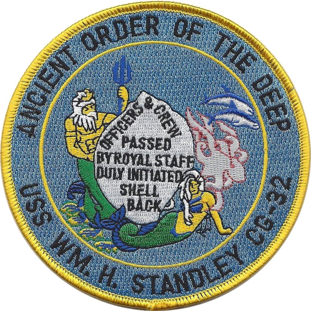 Amazon.com: USS William H. Standley CG-32 Shellback Patch : Clothing ...