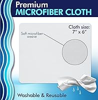 Vista 6 de Kit portátil de limpieza de lentes Clear View – Tamaño de viaje con solución de limpieza premium, spray recargable + paño de microfibra, seguro