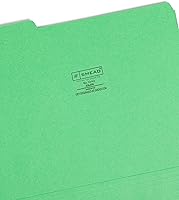 Vista 3 de Carpetas de archivo con pestaña de corte 13 Smead, tamaño carta, 100 unidades por caja, Verde