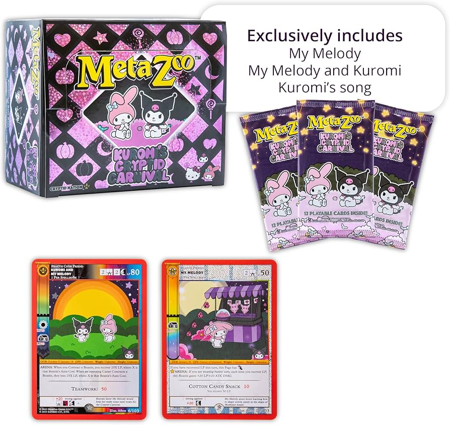 Amazon.com: MetaZoo - Hello Kitty Kuromi's Cryptid Carnival