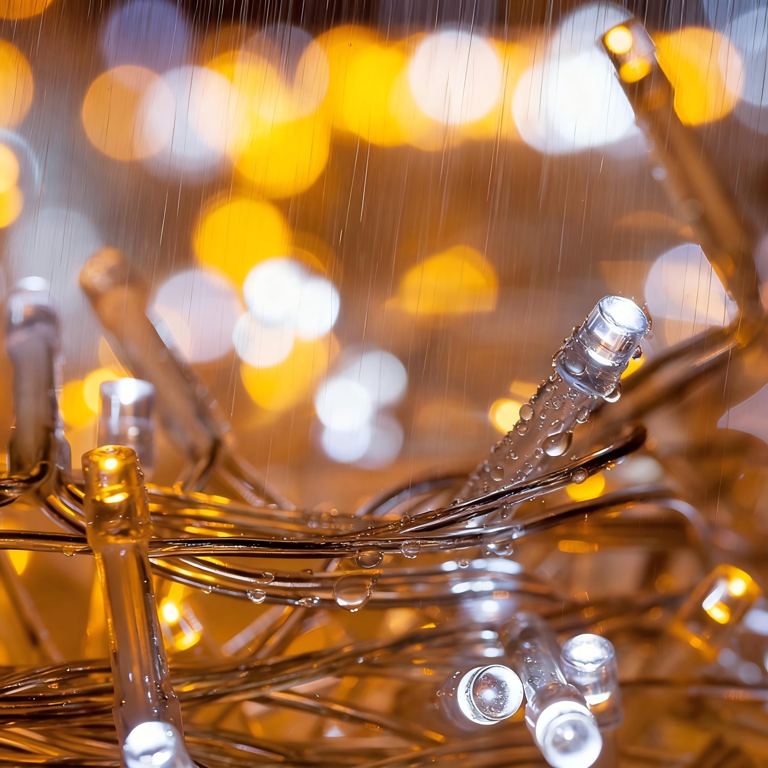WISD LED Lichterkette 33m, 600er Warmweiß und Weiß - Dimmbare Weihnachtsbeleuchtung mit 12 Modi, Timer und EU Stecker - Innen und Außen Deko für Weihnachtsbaum, Balkon, Zimmer, Garten