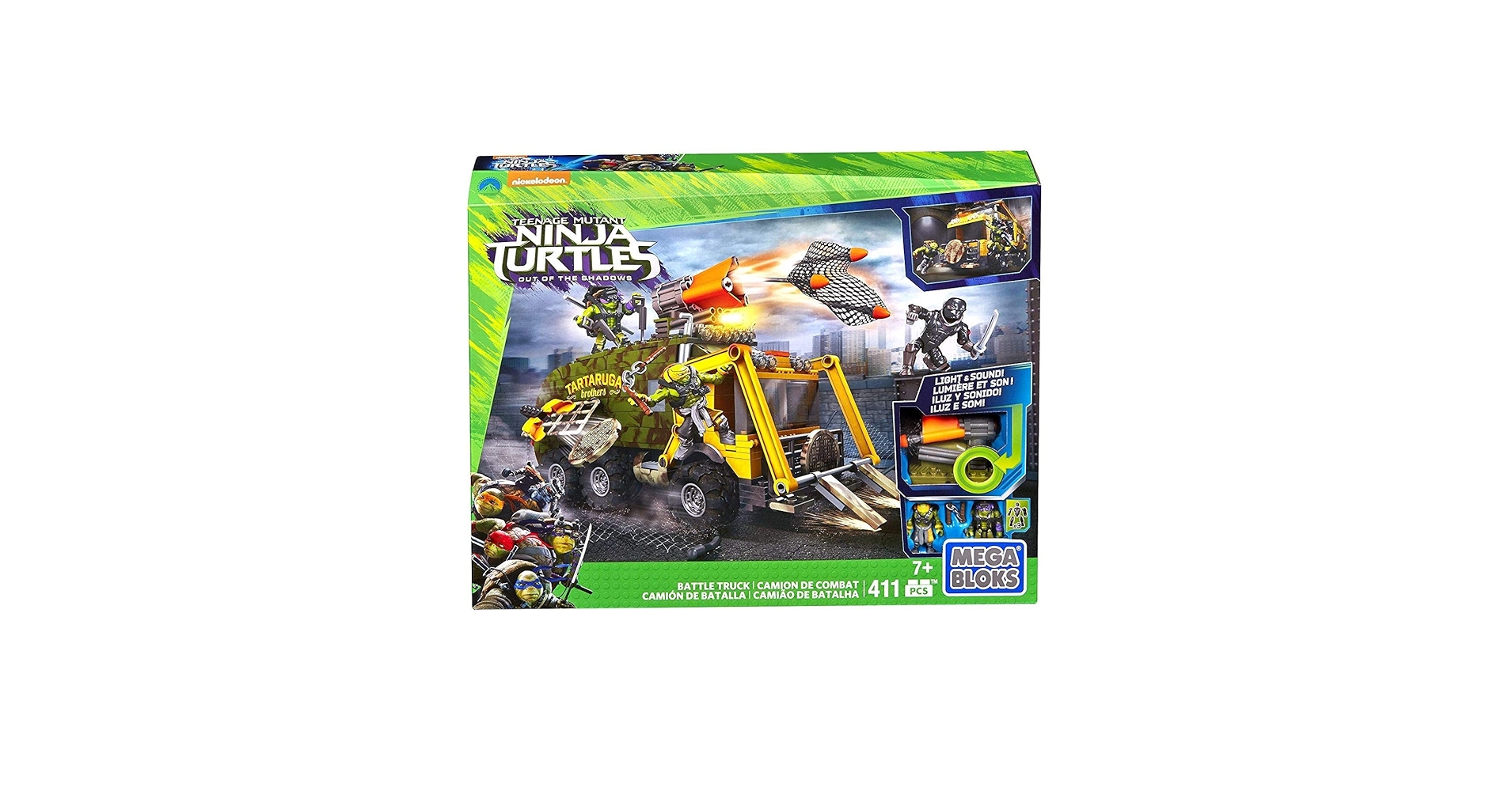 MEGA BLOKS 忍者タートルのBATTLE TRUCK Amazon.com: Mega Bloks Teenage Mutant Ninja Turtles Battle