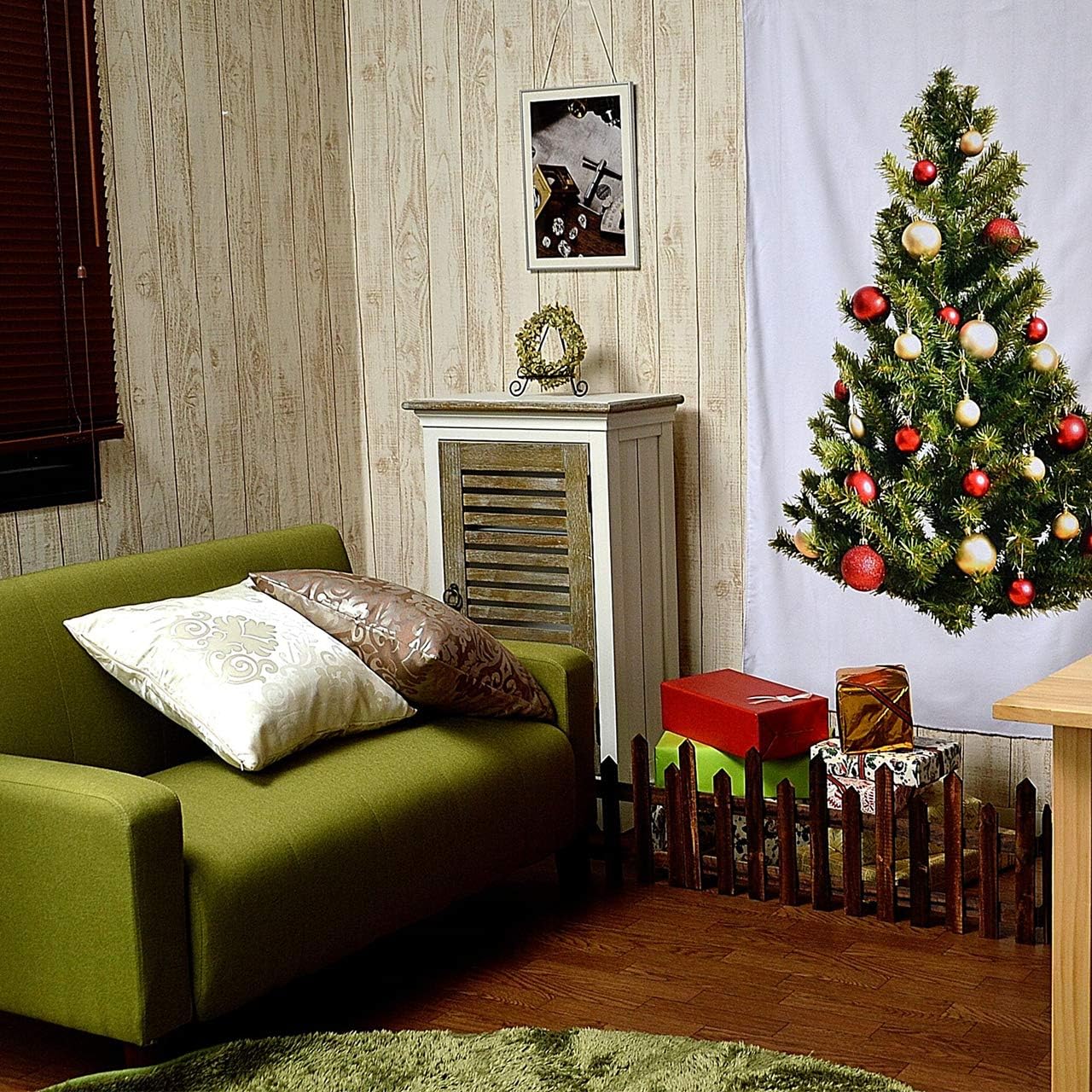 Seasonal Wrap入荷 クリスマスツリー タペストリー メリークリスマス ツリー もみの木 壁掛け クリスマス 飾り Merry Christmas クリスマスデコレーション ガーランド 壁