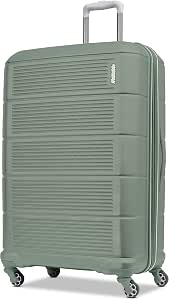 American Tourister Stratum 2.0 Expandable Hardside Luggage with Spinner Wheels, Large, Jade Green