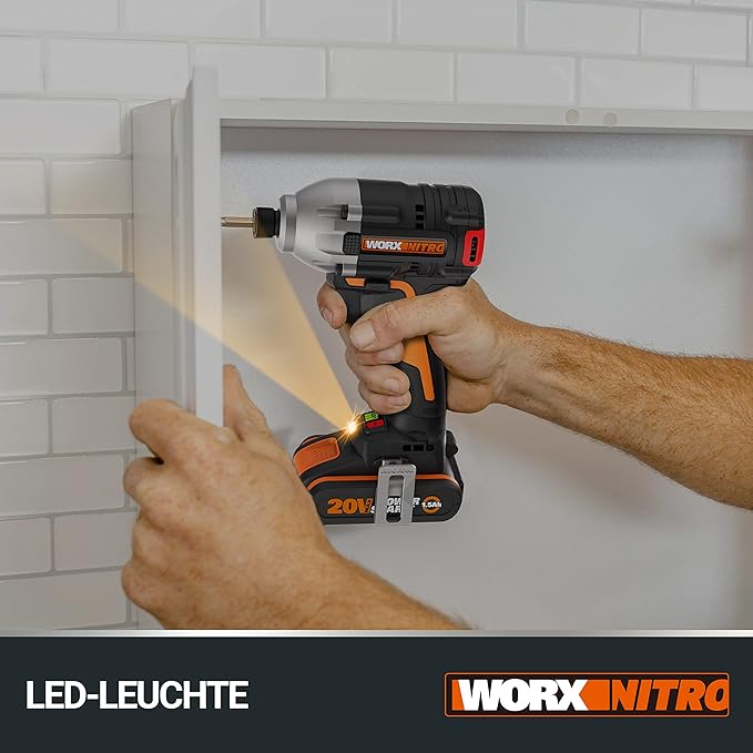 Taladro Atornillador de Impacto WORX WX261 20V 2Ah Inalámbrico miniatura 7