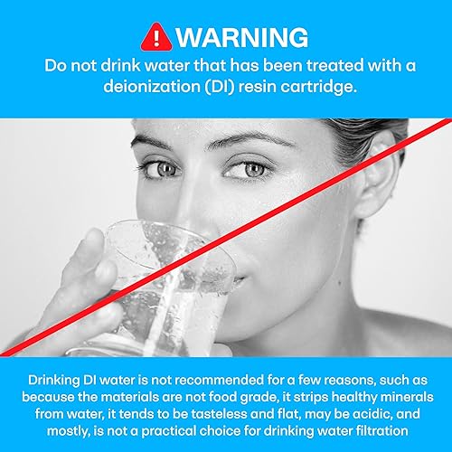 Miniatura 9 de SpiroPure SP-RO400AQD 150 GPD RO DI Sistema de filtro de agua para acuarios, arrecifes Sistema de ósmosis inversa de encimera RO de apartamento de 4