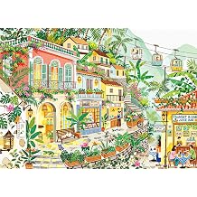 1000 Piece Puzzles for Adults - Beautiful Countryside - Jigsaw Puzzles for Adults 1000 Pieces Colorful Hillside Street Art Puzzle for Puzzle 1000 Piece Jigsaw Puzzles
