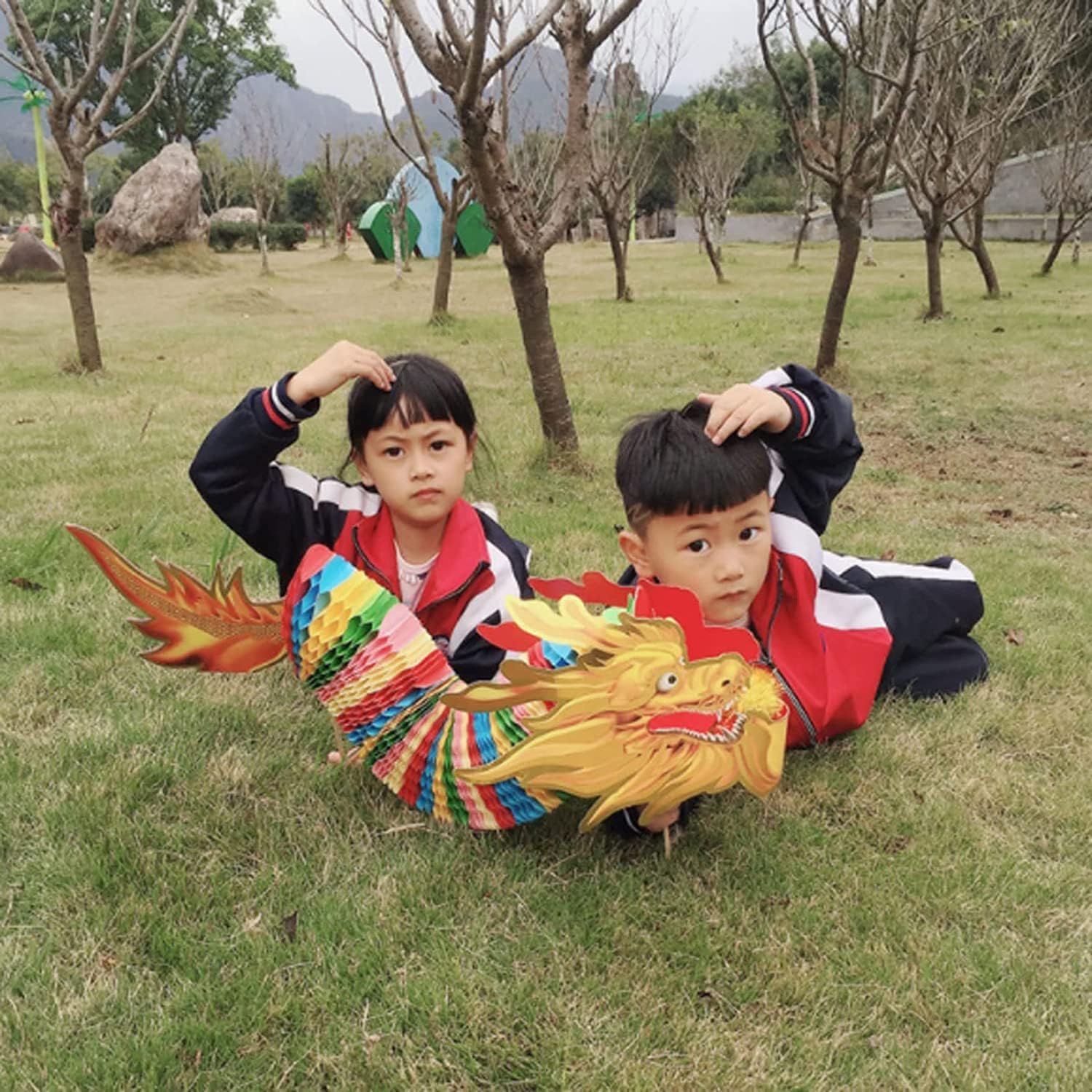 紙龍旧正月紙龍伝統文化的特徴中国風龍舞スリーサイズ