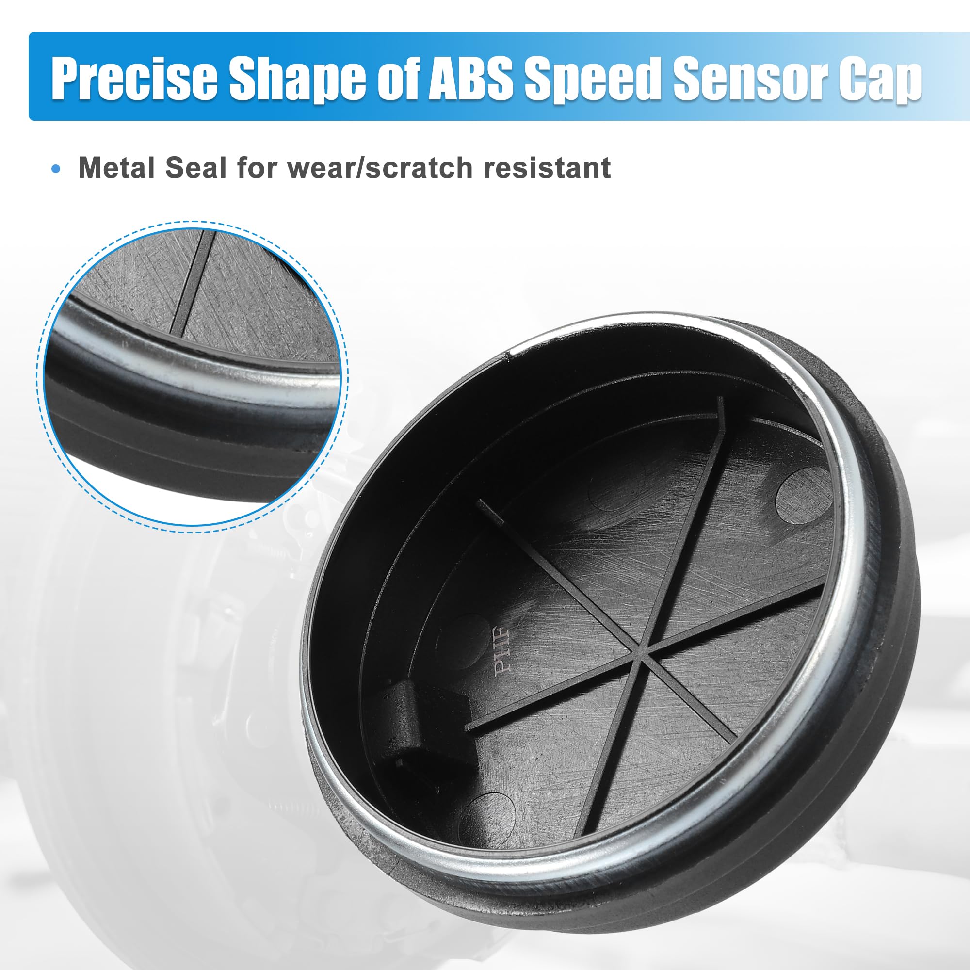 Amazon.com: X AUTOHAUX 2pcs Rear Hub Bearing ABS Speed Sensor for