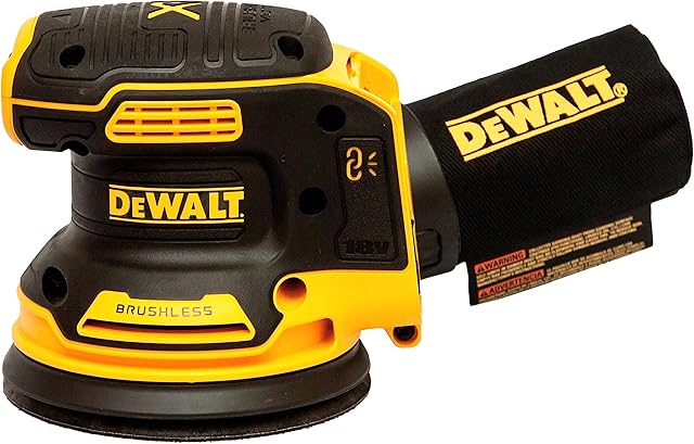Dewalt DCW210N-XJ Szlifierka Mimośrodowa, 300 W, 18 V, Czarny/Żółty, 125mm