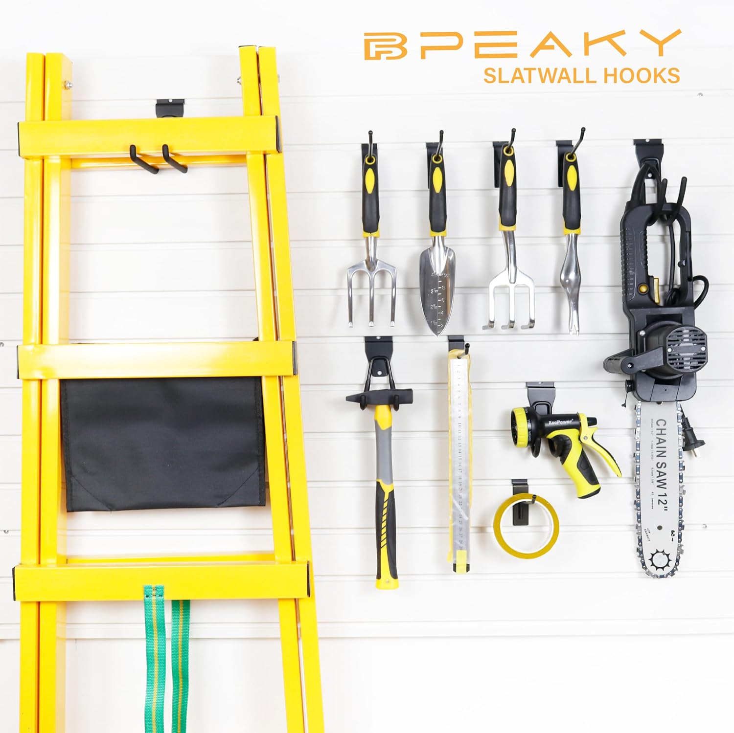 36-PC Multi Sizes Slatwall Hooks, Slatwall Accessories, Slat Wall Accessory, Slat Wall Hanging Hooks and Hangers (Extra 2 Fasteners)