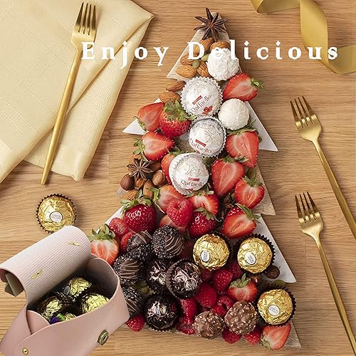 Miniatura 5 de 10 bolsas de regalo de piel sintética con lazo, bolsa de dulces de chocolate, caja de regalo de boda, bolsa de almacenamiento de cosméticos,