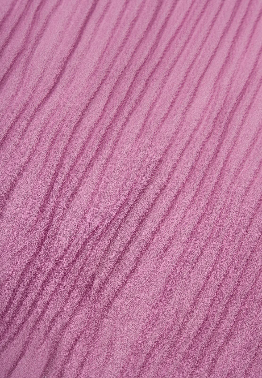 styleBREAKER Ladies hair tie pleated with bow in retro style, elastic, scrunchie, plait elastic, hair band 04027014, Colour:Mauve - Image 4