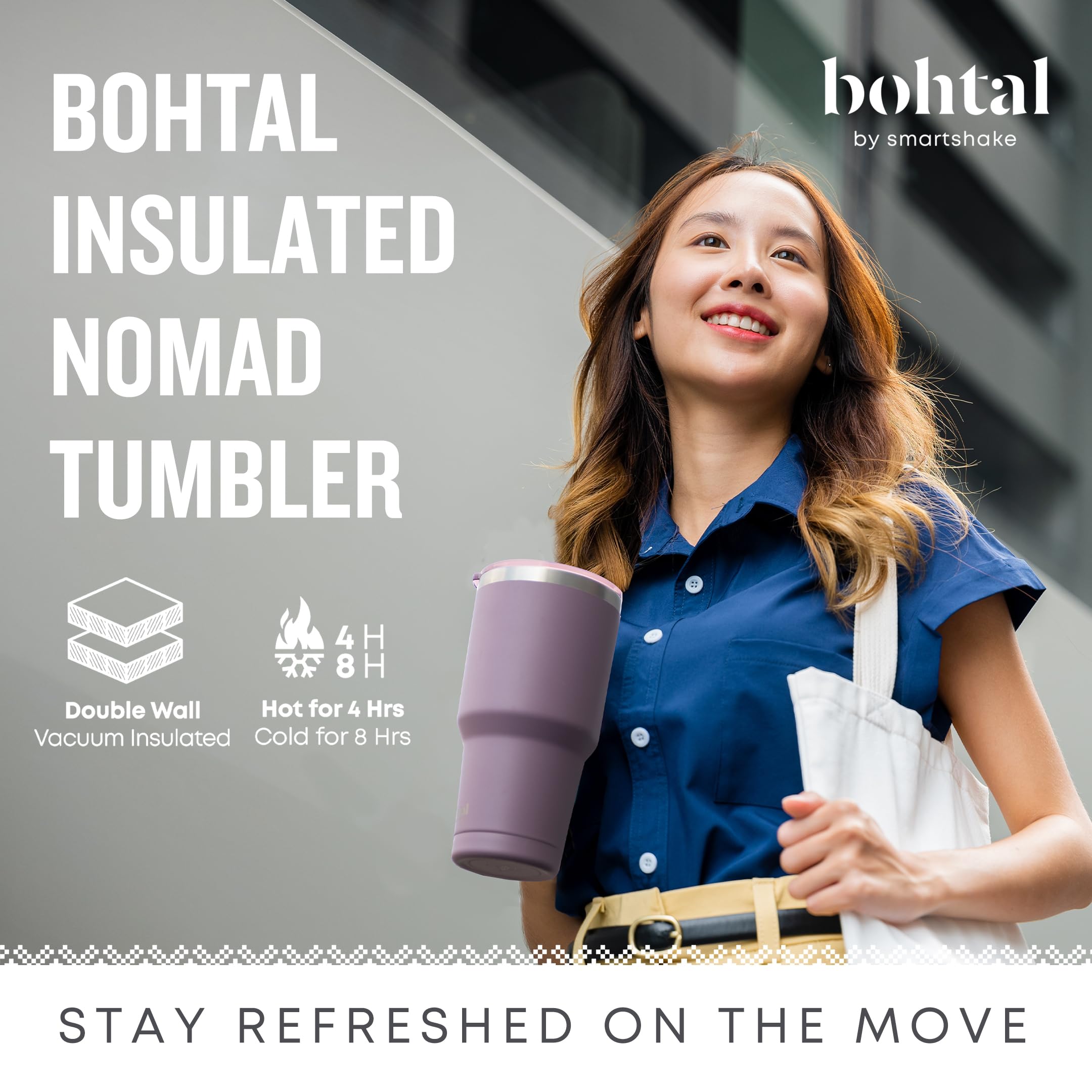 SmartShake Bohtal Insulated Nomad Tumbler - Harry Potter, Ravenclaw - 900 ml.