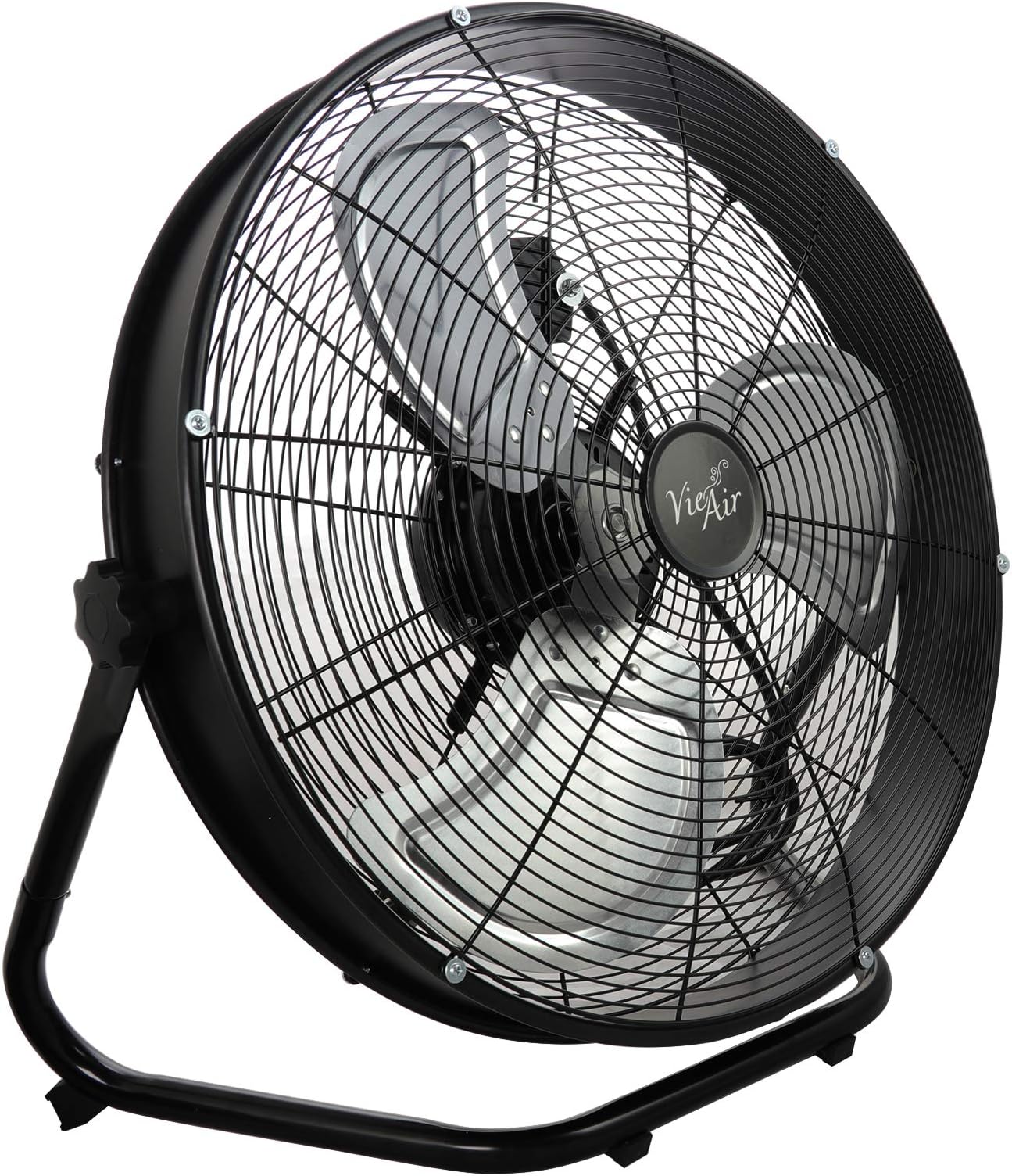 Vie Air 20" Industrial Floor Drum Fan with 3 Speed 360 Degree Tilt Head