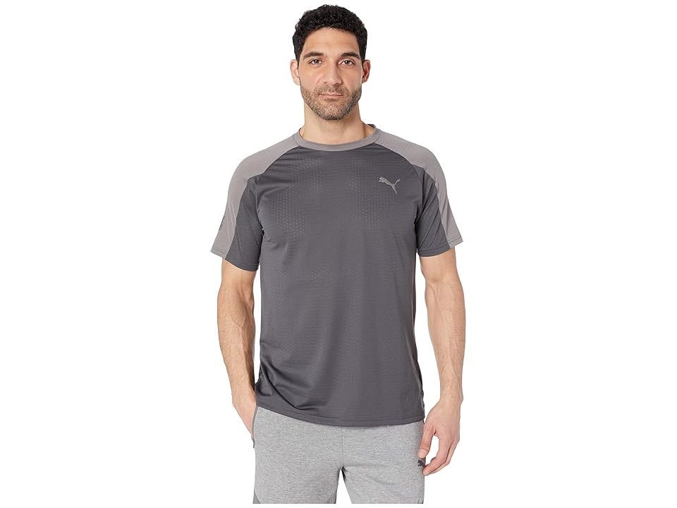 

PUMA A.C.E. Short Sleeve Block Tee (Asphalt) Men's T Shirt