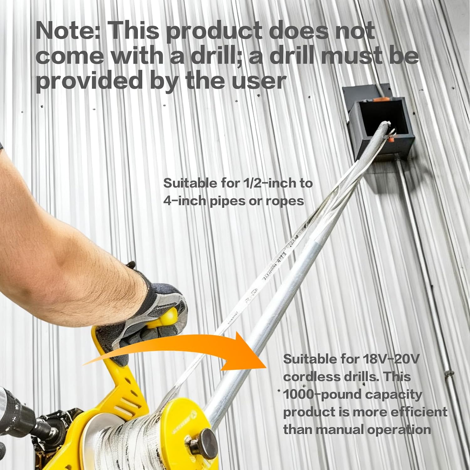 Handheld Cable Retractor, Rope Puller - Portable Design,Cable Traction/Collection & Stretching Tool