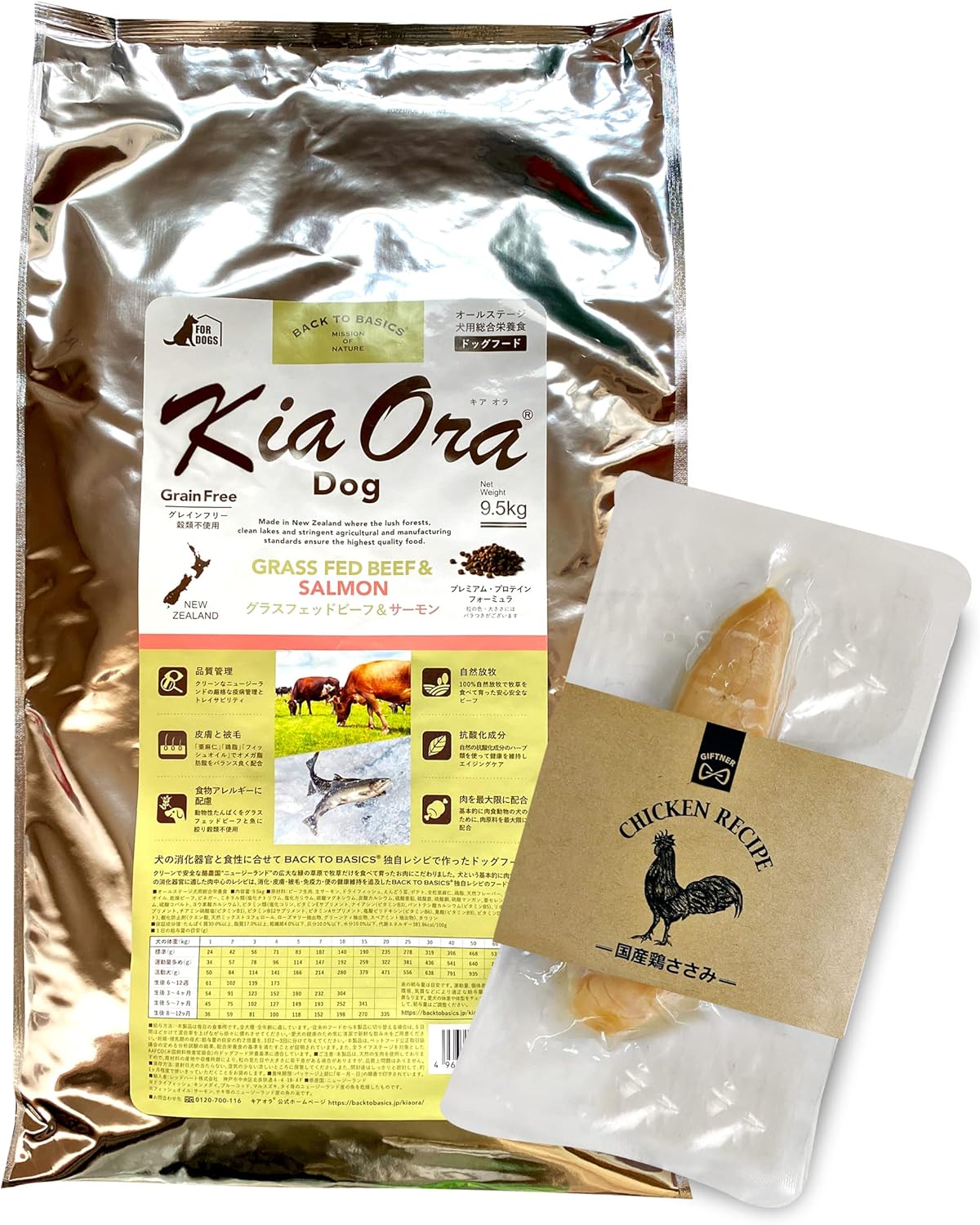 キアオラ ドッグフード ビーフ サーモン 9 5kgヨリアイdogsオリジナルセット 安心の実績 高価 買取 強化中
