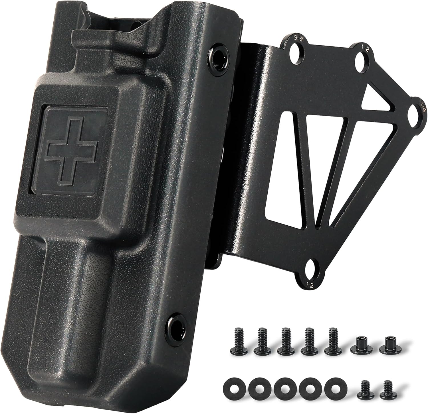 Tourniquet Holder with Holster Adapter Mount, TQ Pouch Kit for Duty Belt,Police Gear Accessories for 3-Hole Right Hand Holster