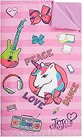Vista 5 de Idea Nuova JoJo Siwa - Juego de 3 piezas con saco de dormir, almohada Dec y cubo de almacenamiento plegable, a partir de 3 años, niños