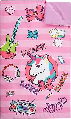 Miniatura 6 de Idea Nuova JoJo Siwa - Juego de 3 piezas con saco de dormir, almohada Dec y cubo de almacenamiento plegable, a partir de 3 años, niños