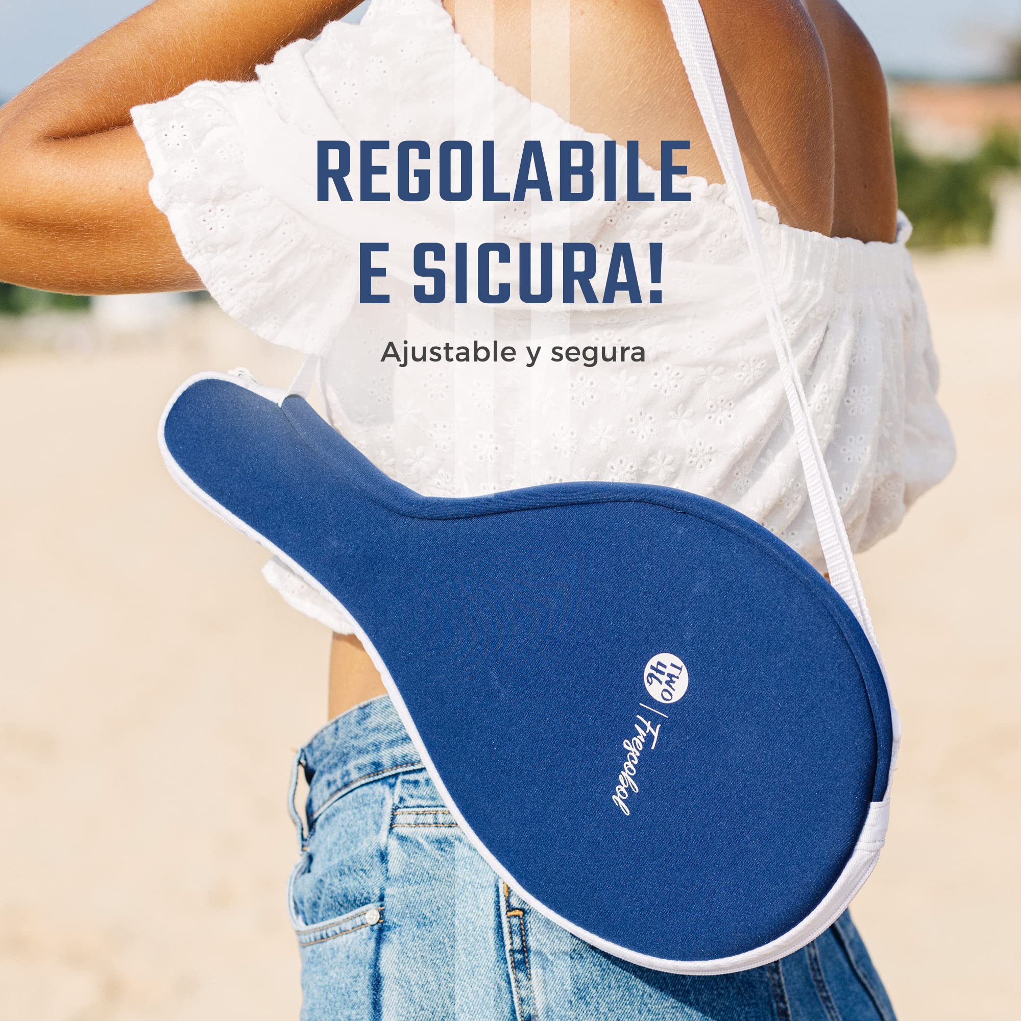 Two46 | Bolsa de Neopreno para Frescobol, Protección para Juego | Adecuada para Todas Las Palas Convencionales — view 5