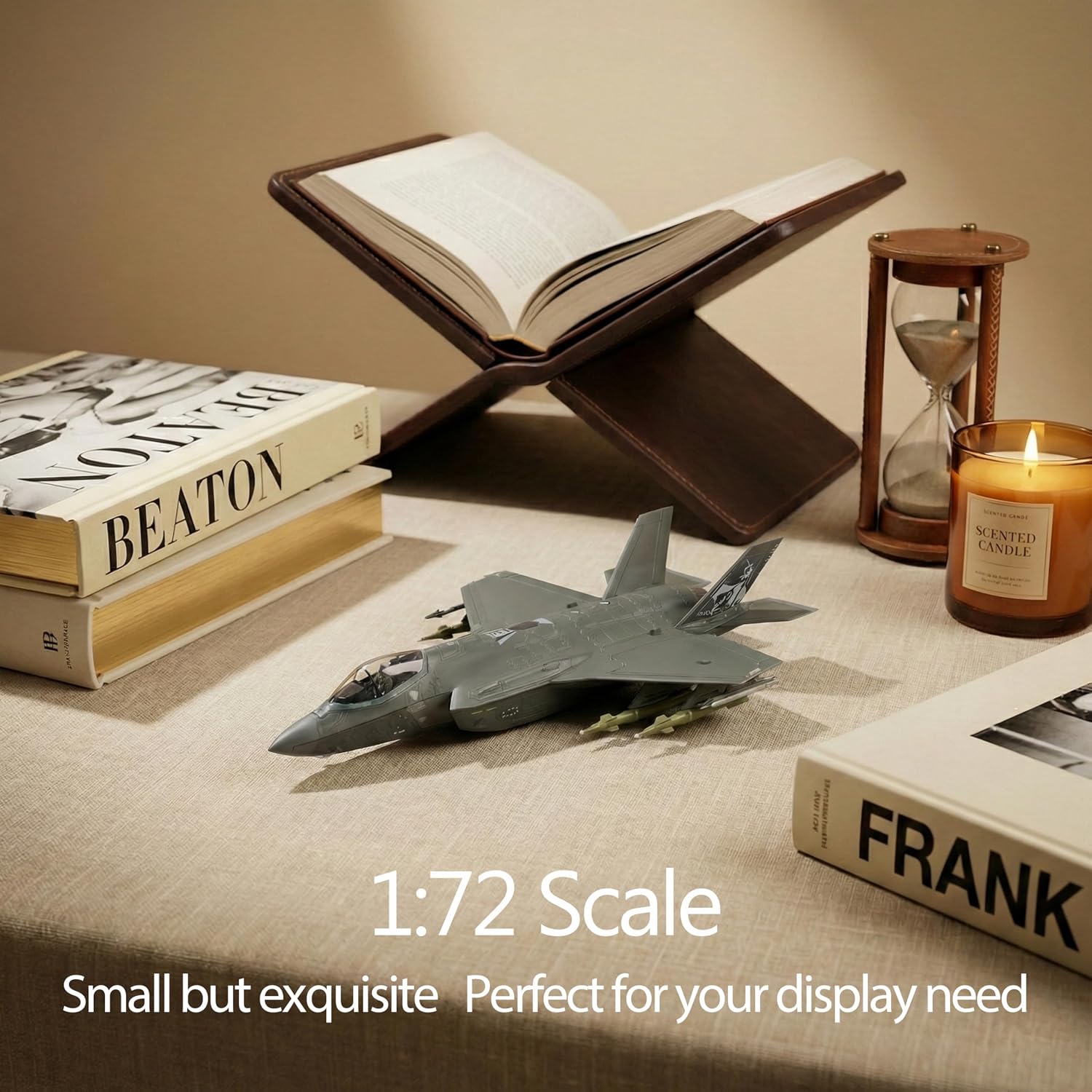 F-35A Lightning II Die-cast Airplanes-1/72 Scale Diana RNLAF Print Fighter Jet Attack Metal Aircraft Model for Collector, Aviation Enthusiast-Premium Collectiable with Display Stand Flying