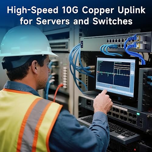 Vista 3 de Cable Matters 10GBASE-T 10 Gigabit SFP+ a RJ45 Ethernet Modular Transceptor para Cisco, Ubiquiti, TP-Link, Mikrotik, Netgear, Supermicro