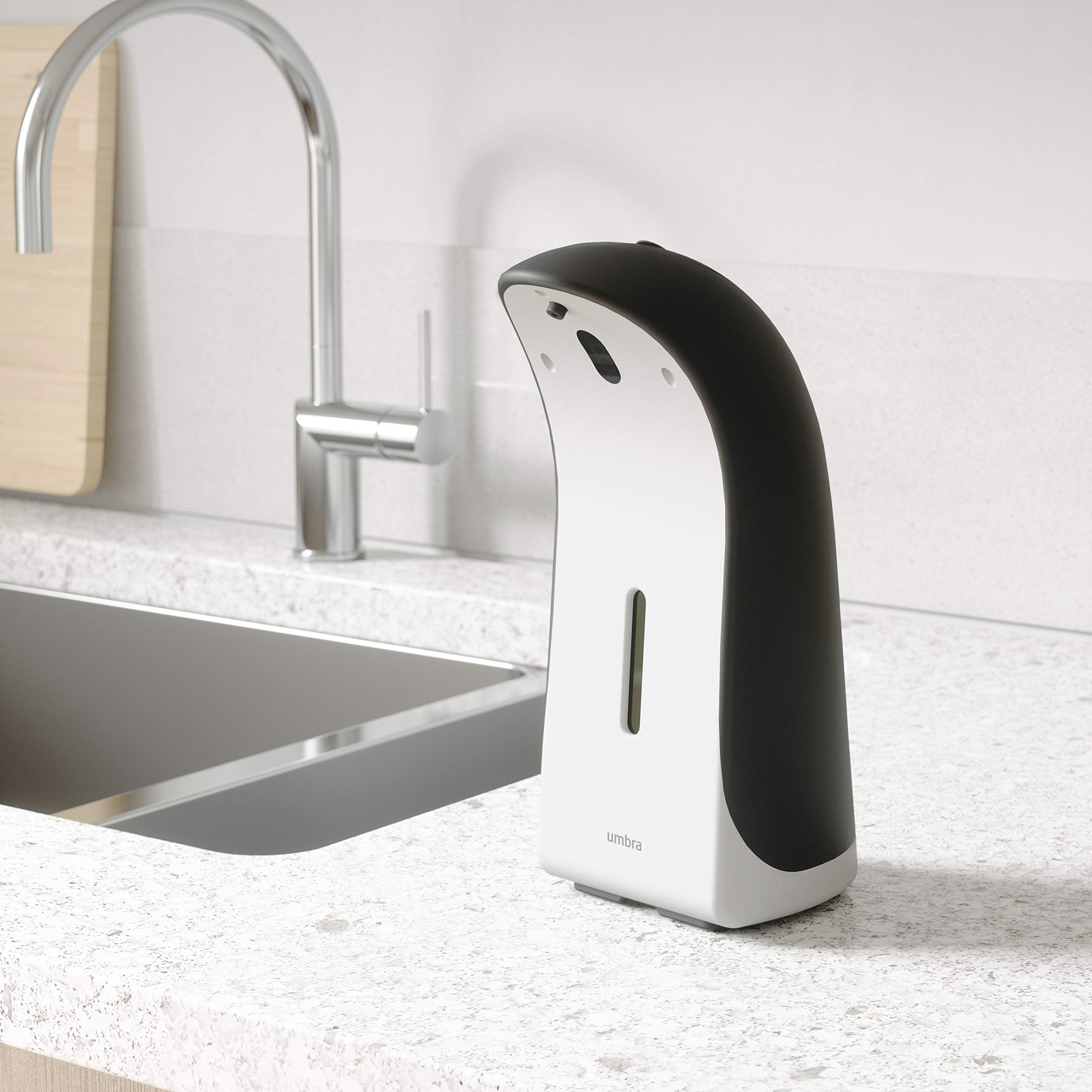 Umbra Emperor 355ml Automatischer Touchless Seifenspender, Handdesinfektionsmittel-Spender und Spülmittel-Spender