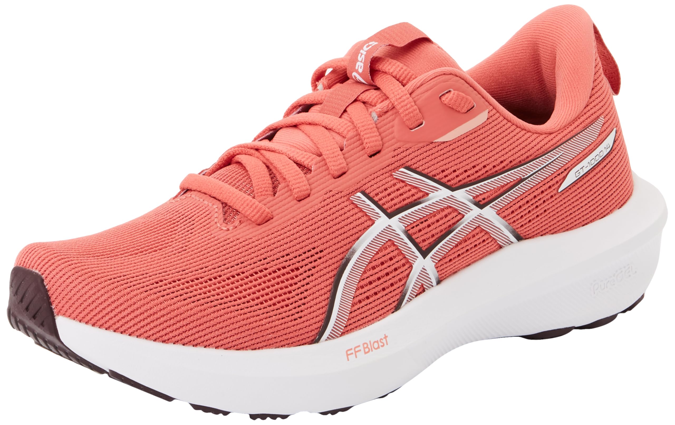 ASICS Women's GT-1000 14 Sneaker, Dark Pink Clay Dark Currant, 9 UK