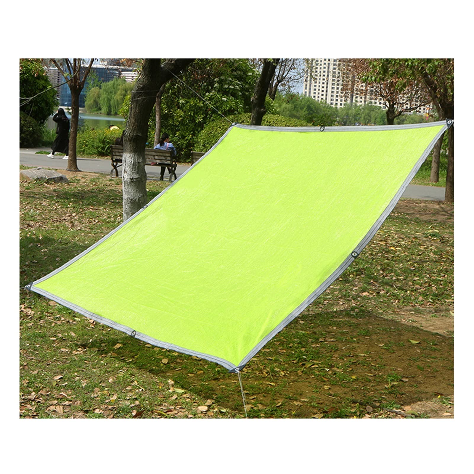 GLDYTVF Green Garden Shade Cloth Anti UV Sun Protection Shade Sails for Outdoor Balcony Car Fish Pond Customizable Shading Net 3X3M Ideal Plant Cover