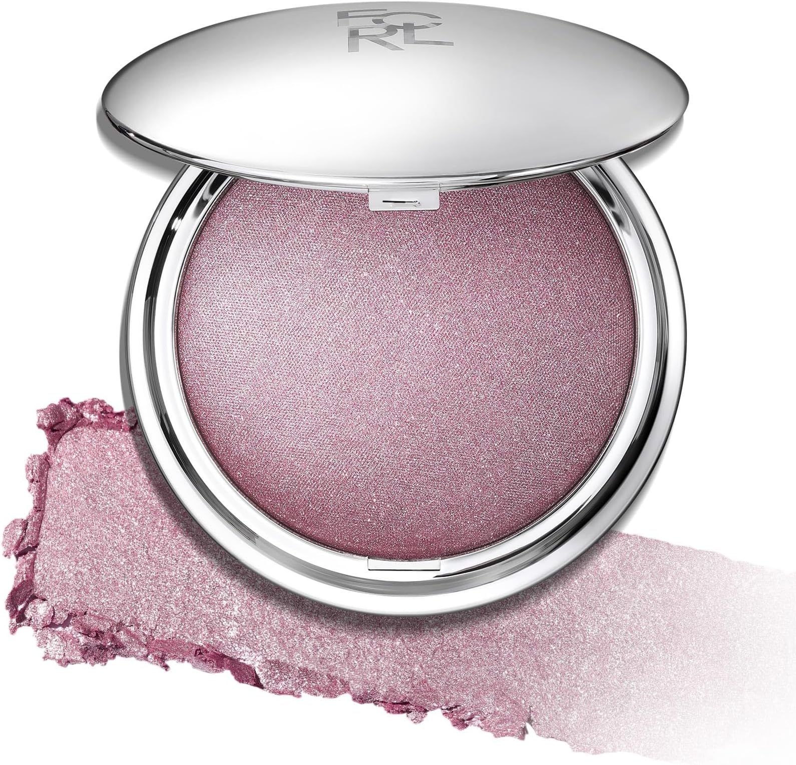 Shimmer Face Highlighter Makeup Powder, Gel to Powder Glow Finish, Leaving a Lightweight & Healthy Radiance, Long Lasting Luminous Face Body Highlighter Makeup,PK01 Pinkish Galaxy